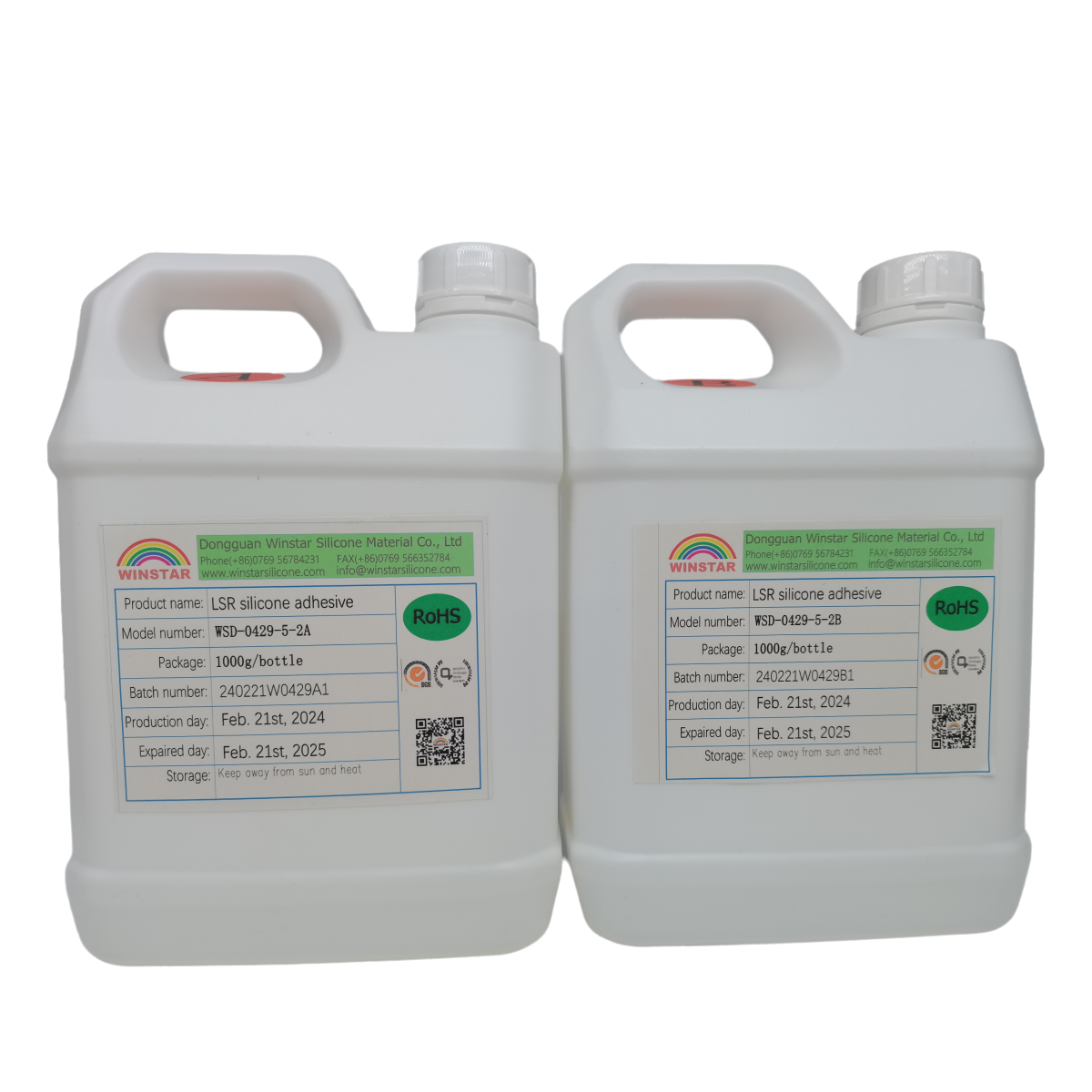 General type silicone adhesive WSD-0429-5AB(图1)