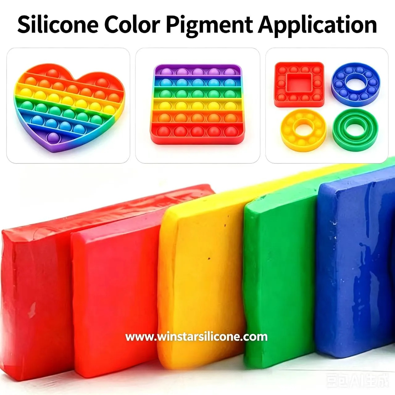 Heat resistant silicone color masterbatch for daily products(图1)